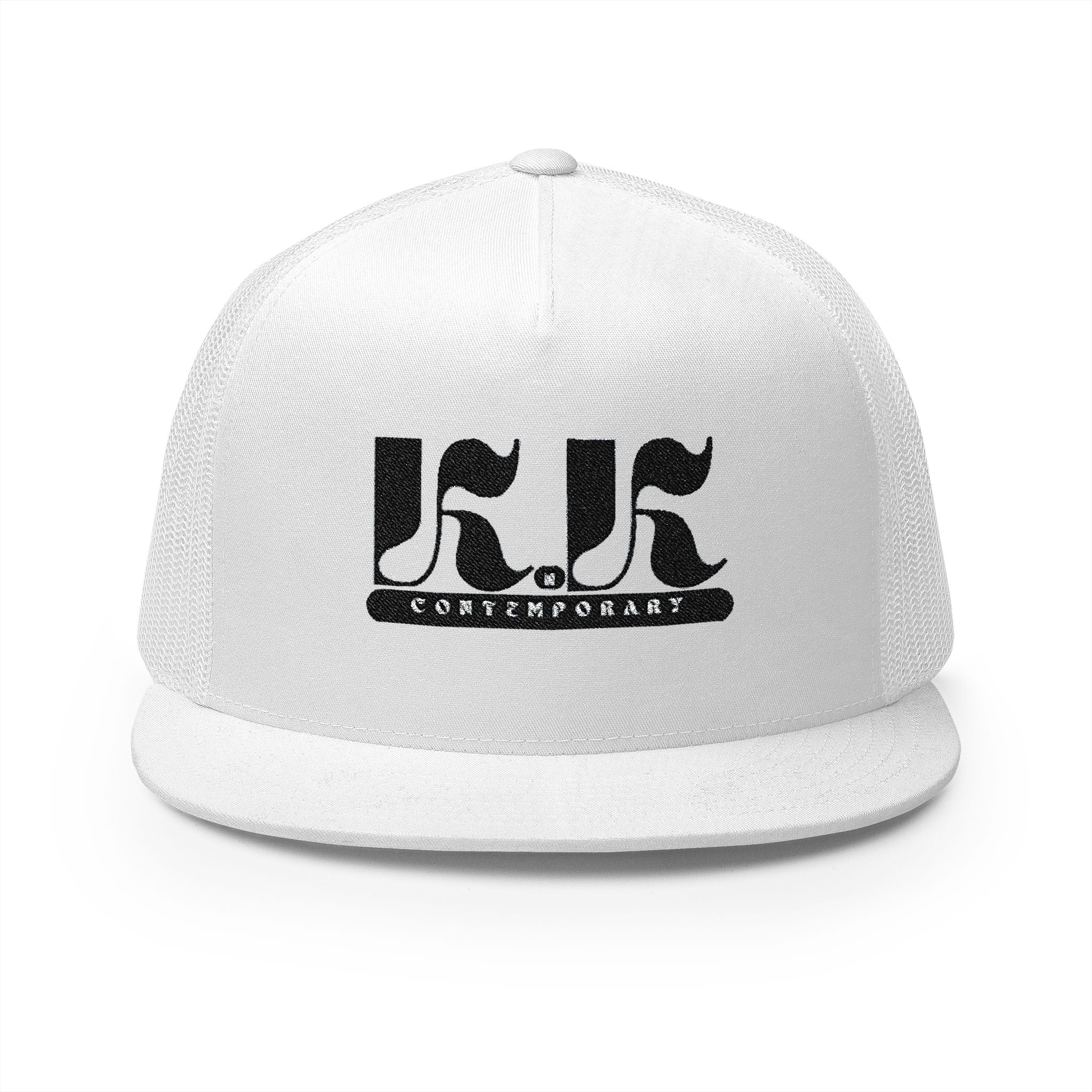 KnK Contemporary Stylish Embroidered 5 Panel Trucker Cap