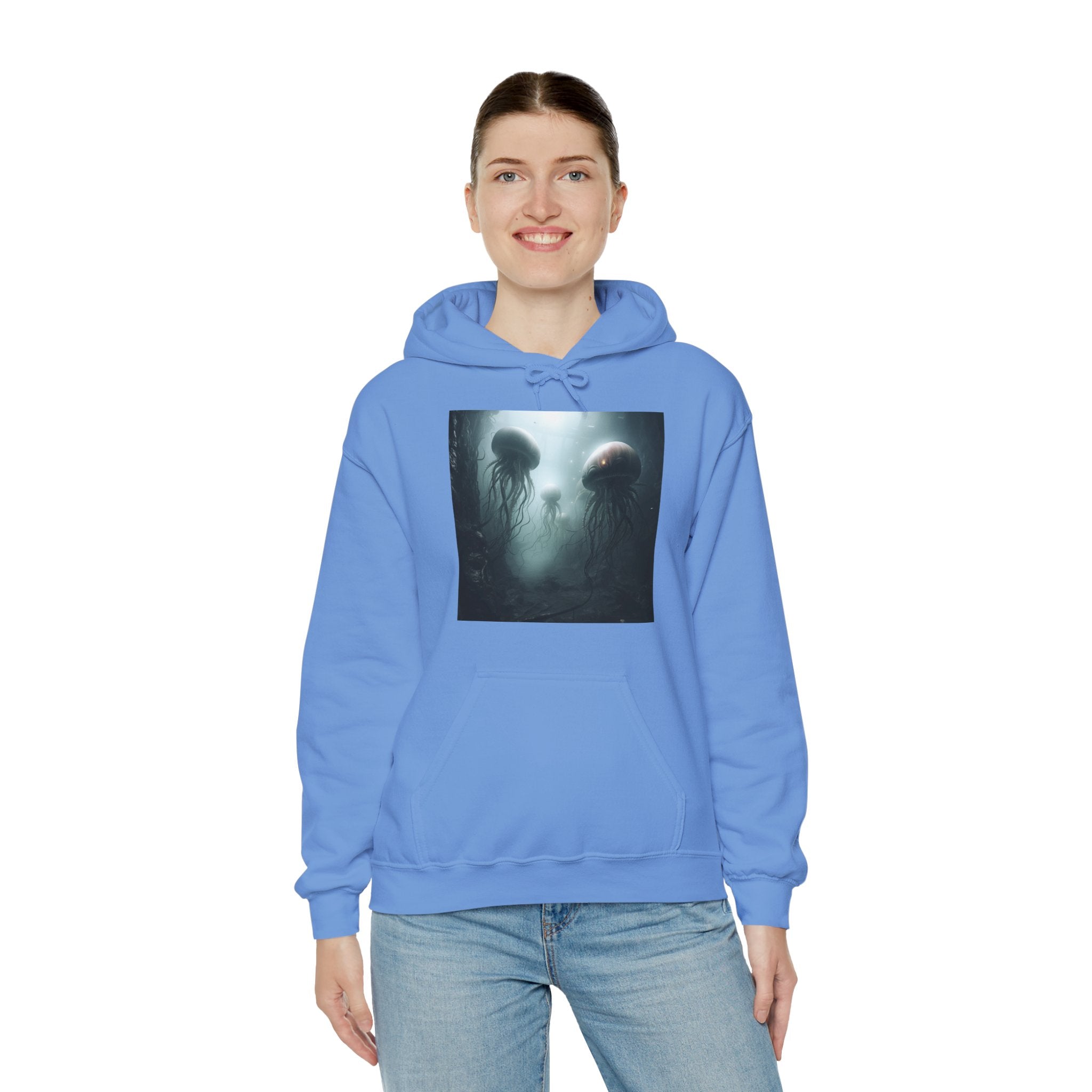 Alien Jellyfish Unisex Heavy Blend Hooded Sweatshirt