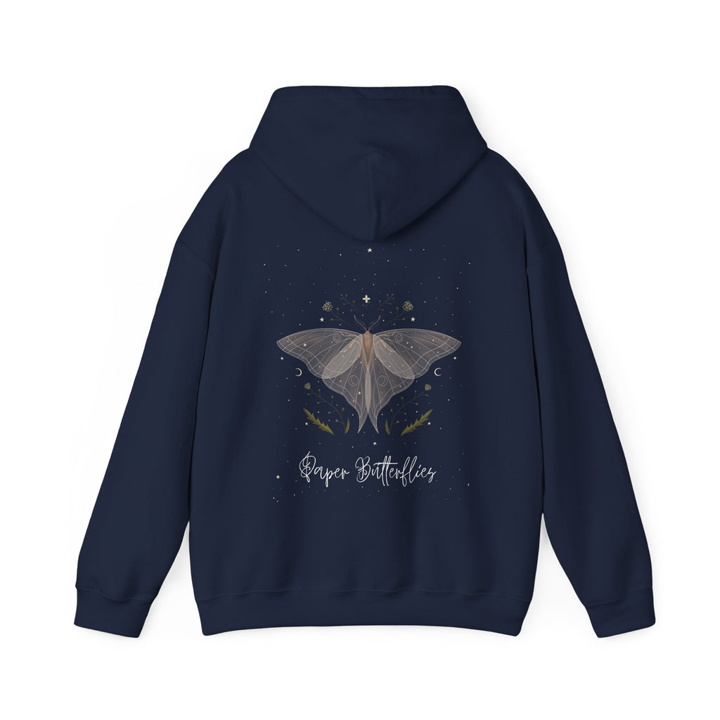 Paper Butterflies Fancy Unisex Heavy Blend Hooded Sweatshirt