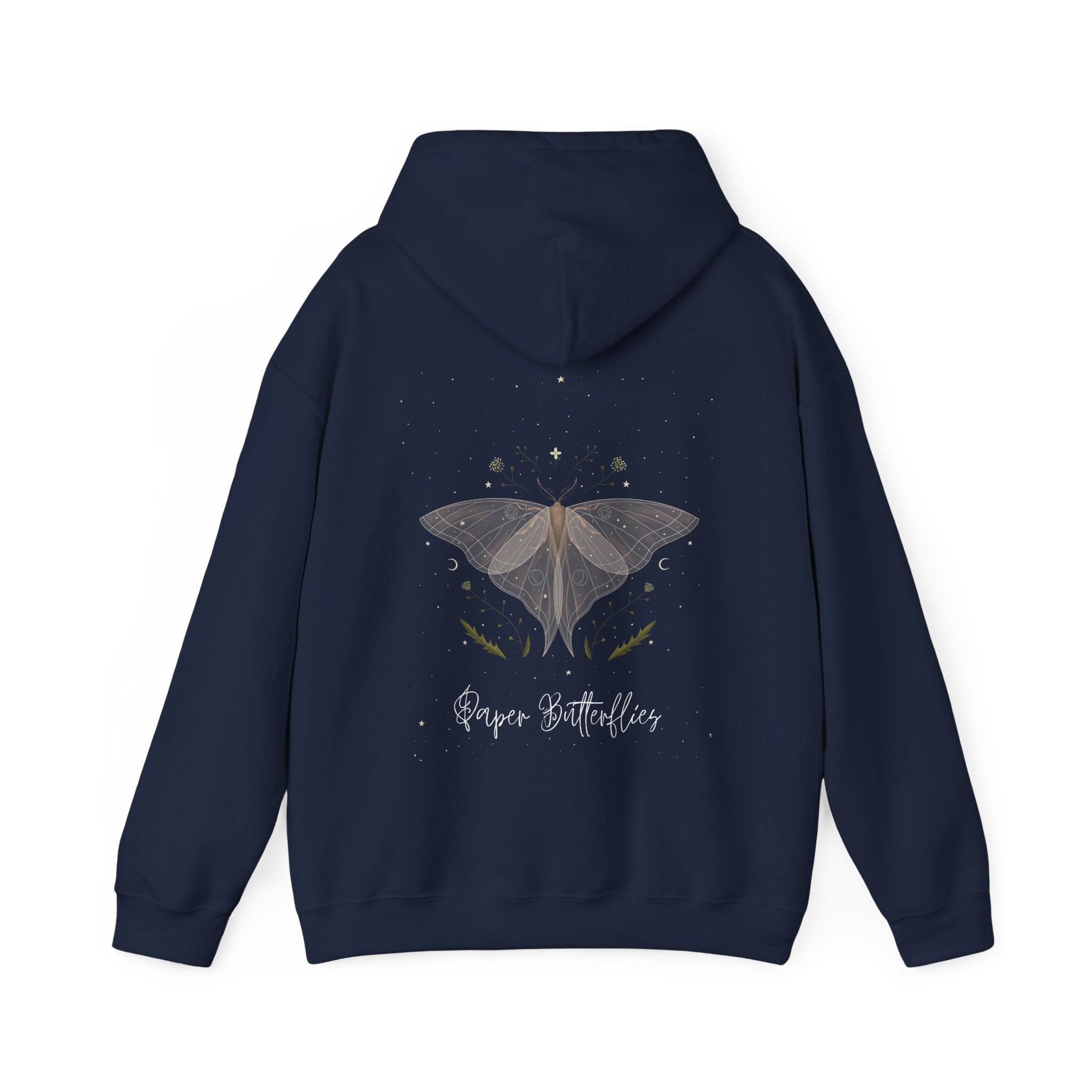 Paper Butterflies Fancy Unisex Heavy Blend Hooded Sweatshirt