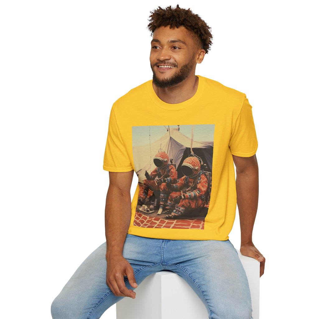 Martian African Print Unisex Softstyle T-Shirt