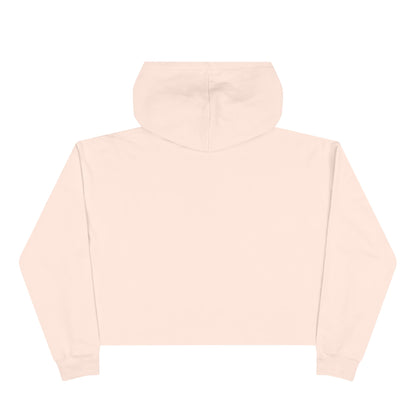 Wasted Booze Crop Hoodie — "All My Money I Spent on Booze, The Rest I Just Wasted" Cute Handwritten Graphic