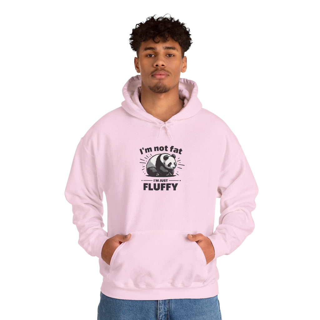 Funny Panda Hoodie - "I'm Not Fat, I'm Just Fluffy"