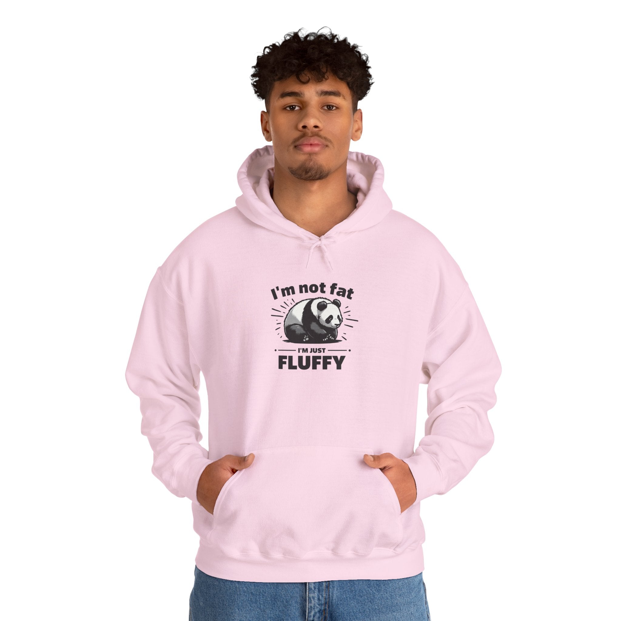 Funny Panda Hoodie - "I'm Not Fat, I'm Just Fluffy"