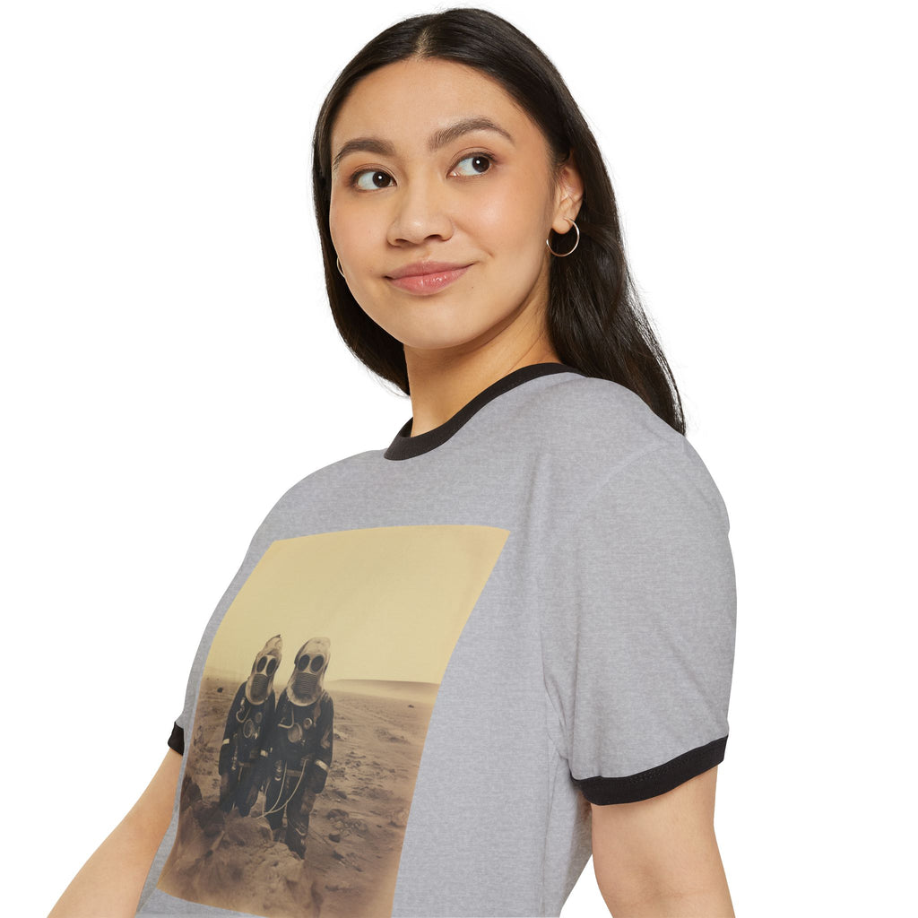 Mars Martians Unisex Cotton Ringer T-Shirt