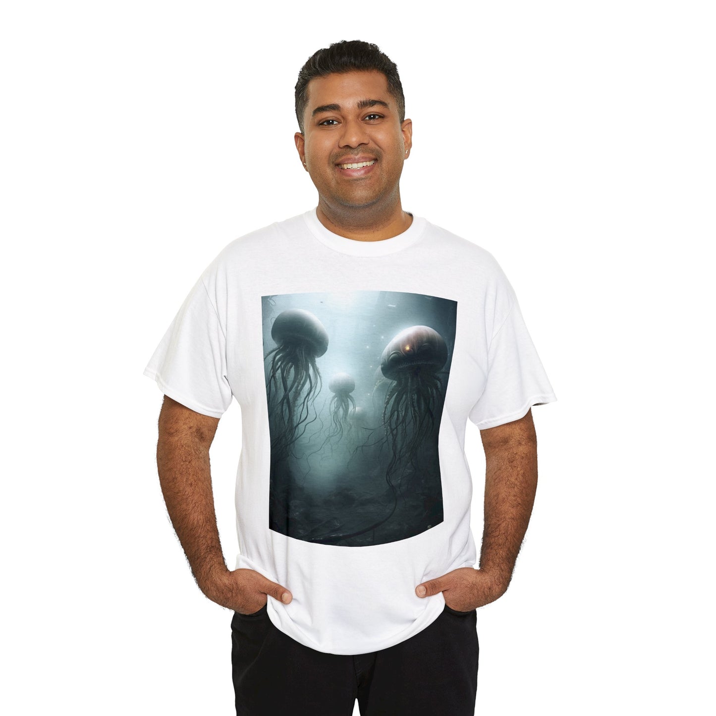 Alien Jellyfish Unisex Heavy Cotton Tee