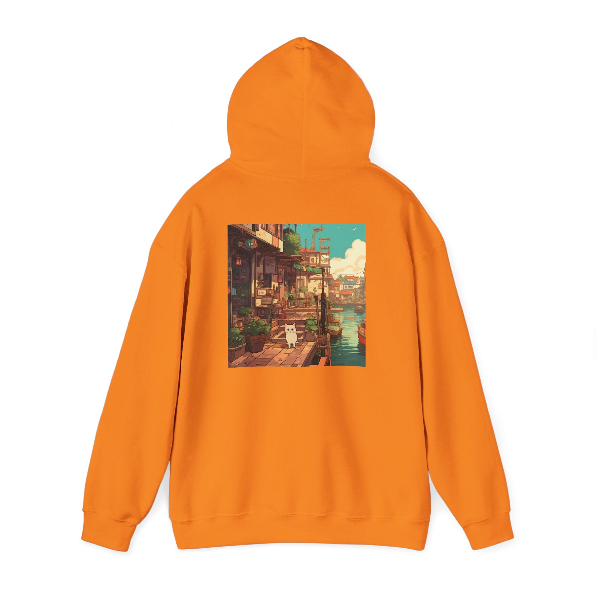 Studio Ghibli Style Cat Unisex Heavy Blend  Hooded Sweatshirt
