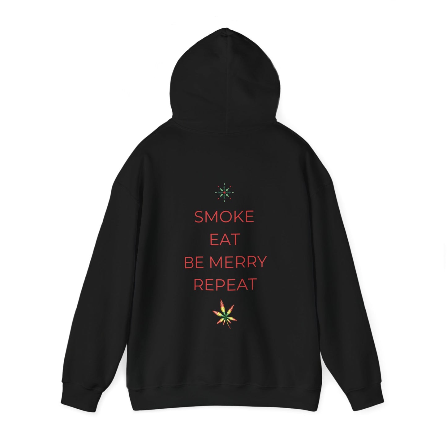 Eat Repeat Holiday Unisex Heavy Blend Hooded Sweatshirt