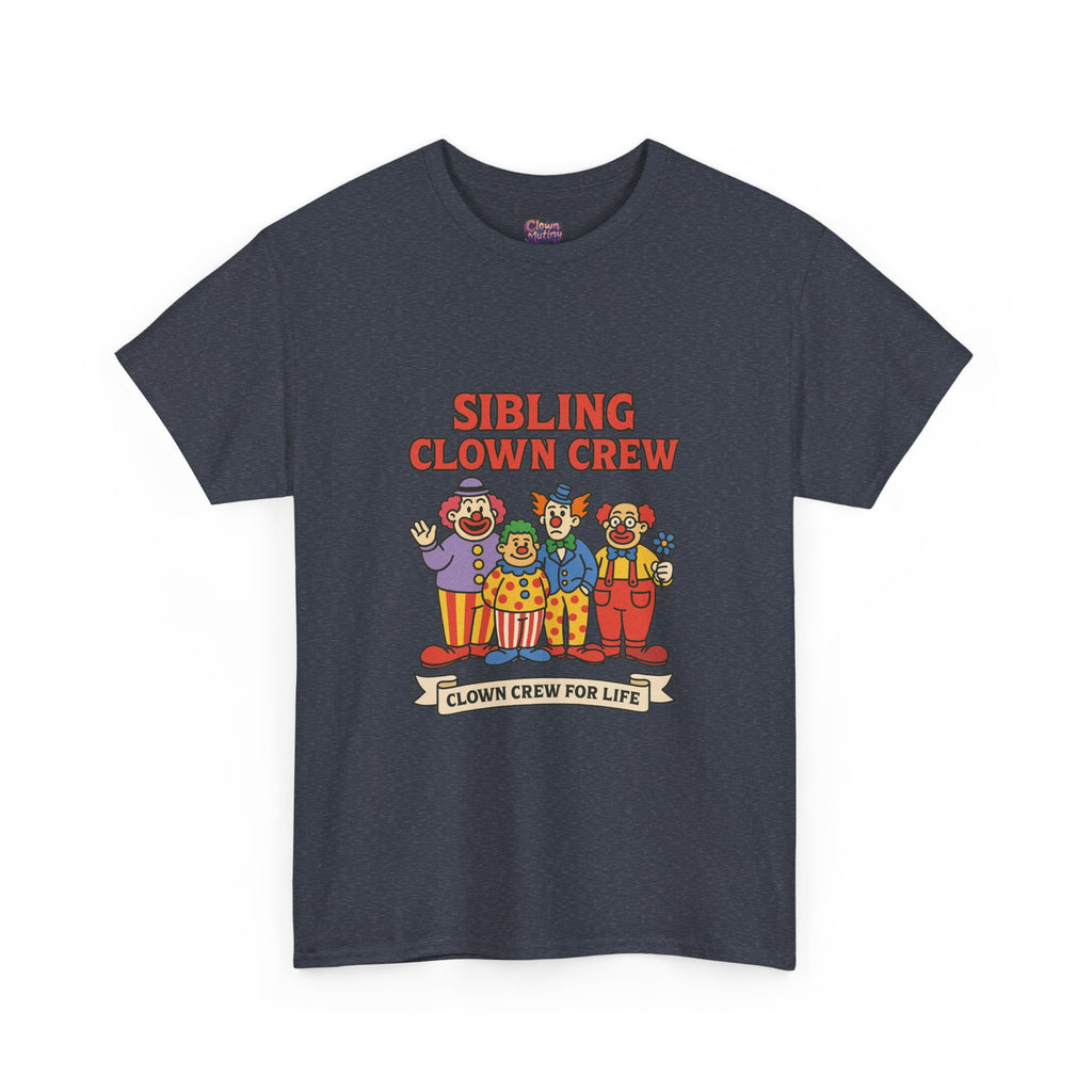 Clown Siblings Unisex Heavy Cotton Tee