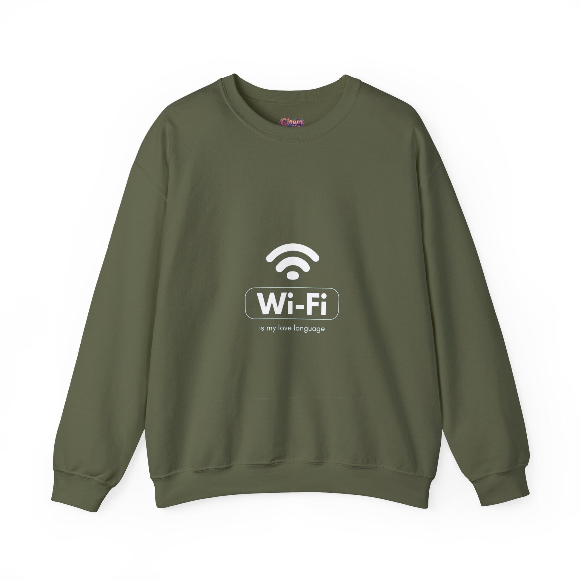 Wi-Fi Love Language Sweatshirt - Unisex Heavy Blend Crewneck