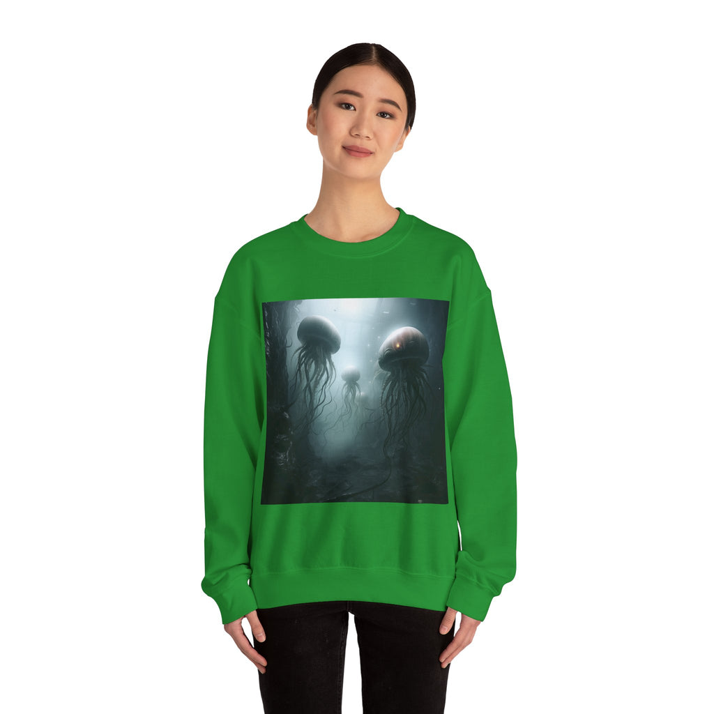 Alien Jellyfish Unisex Heavy Blend Crewneck Sweatshirt