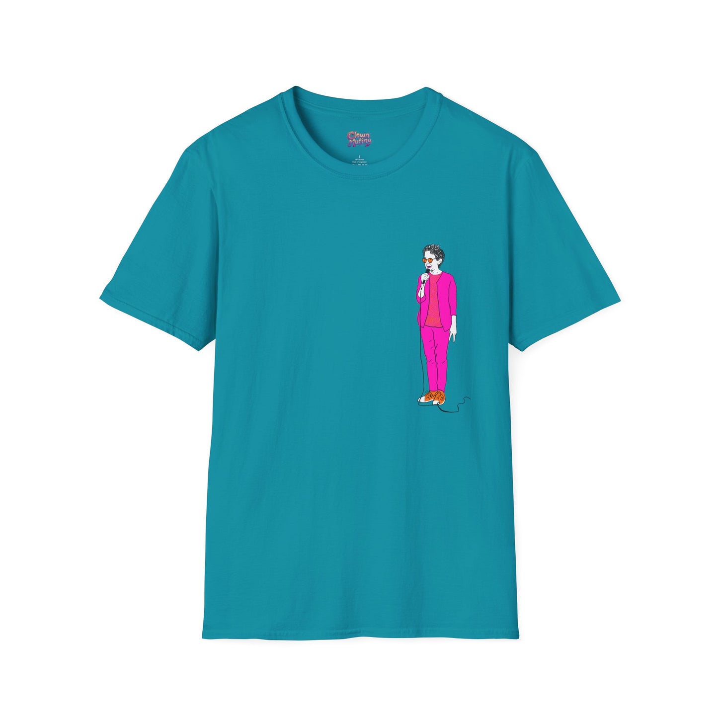 Draw and Guffaw Loren K Little Old Lady Unisex Softstyle T-Shirt