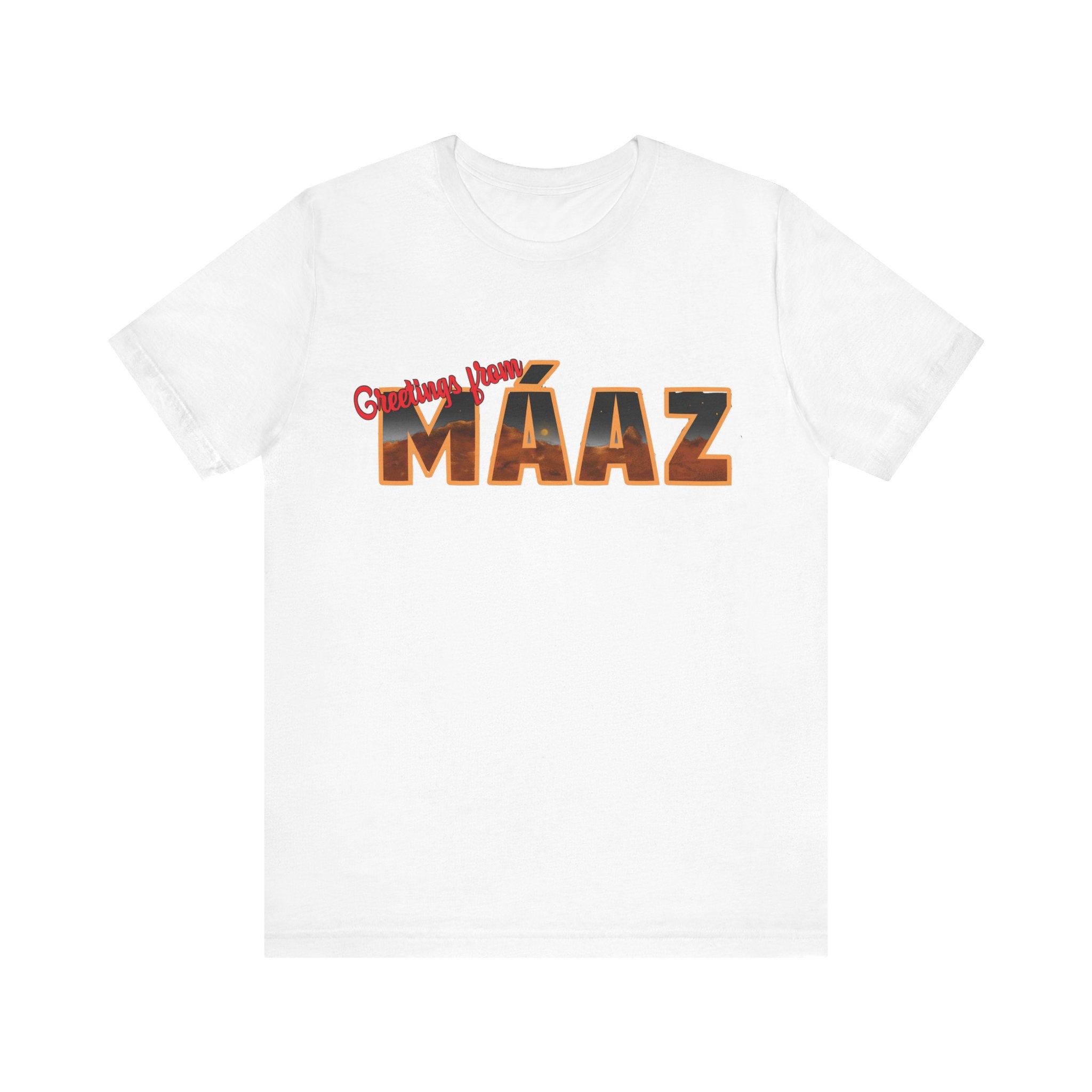 Greetings from Máaz Unisex Jersey Short Sleeve Tee