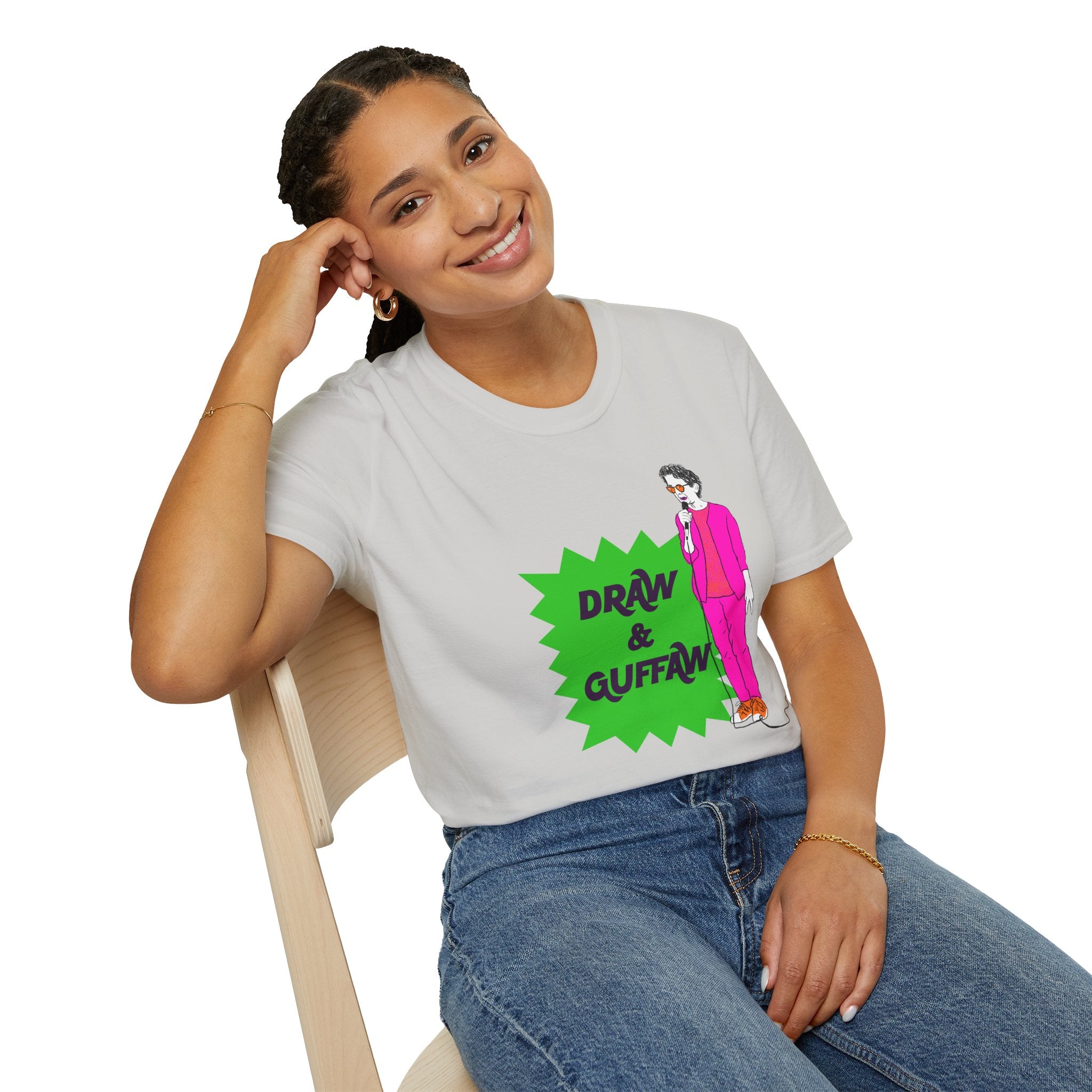 Draw and Guffaw Unisex Softstyle T-Shirt