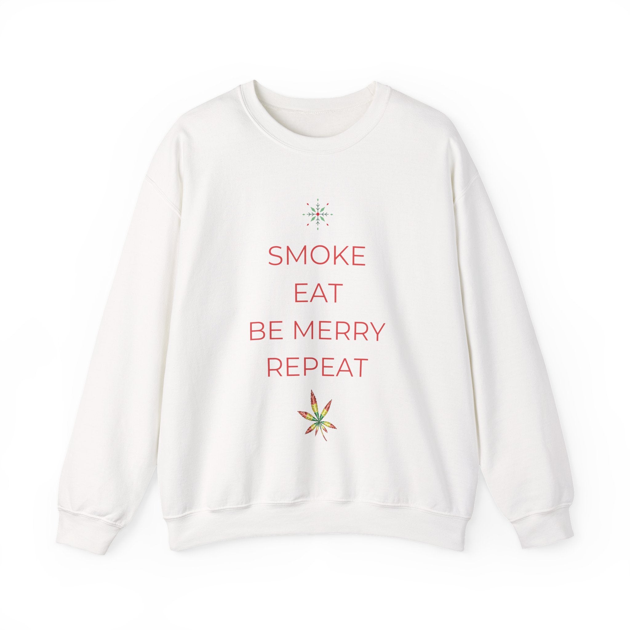 Eat Repeat Holiday Unisex Heavy Blend Crewneck Sweatshirt