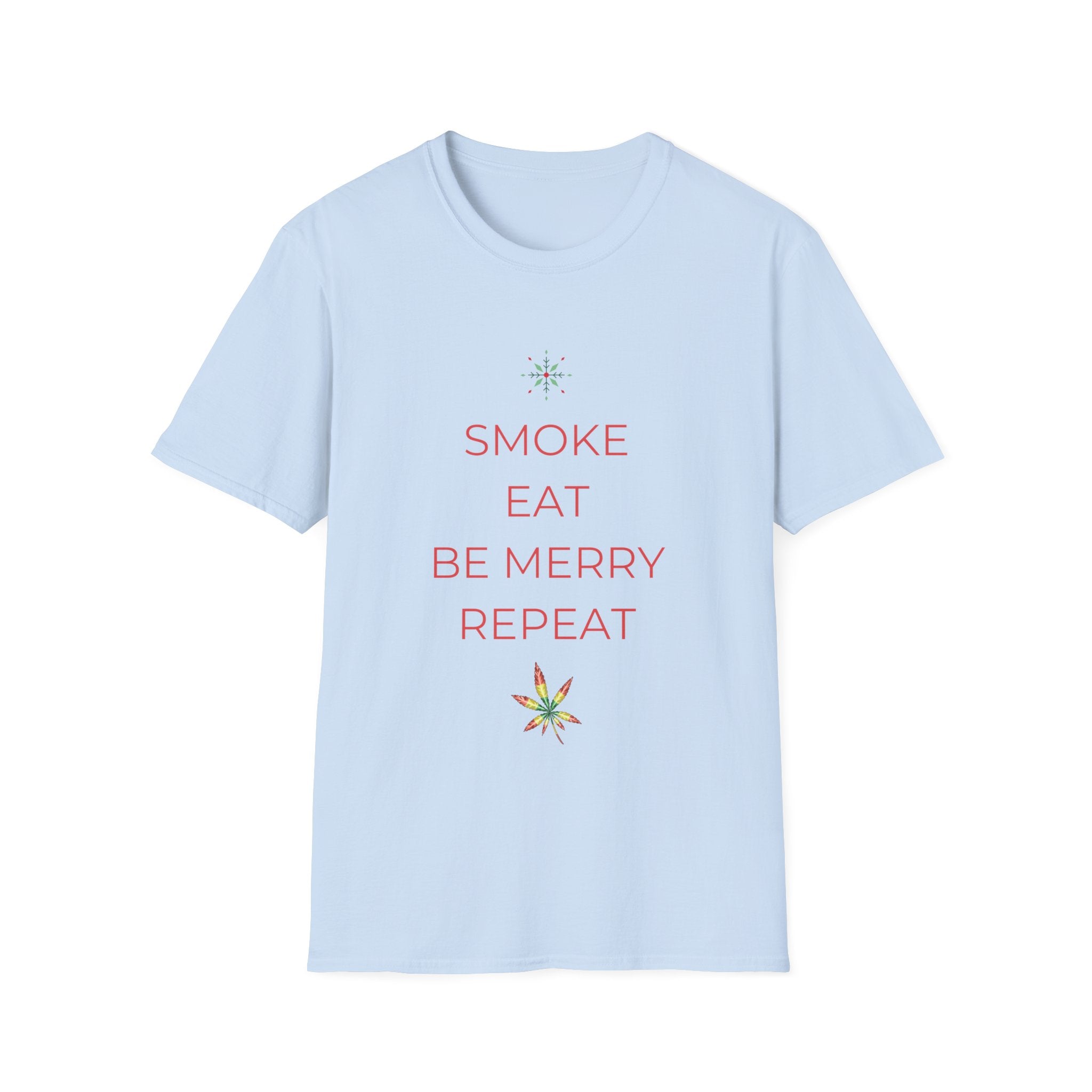 Eat Repeat Holiday Unisex Softstyle T-Shirt
