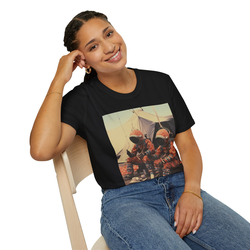 Martian African Print Unisex Softstyle T-Shirt