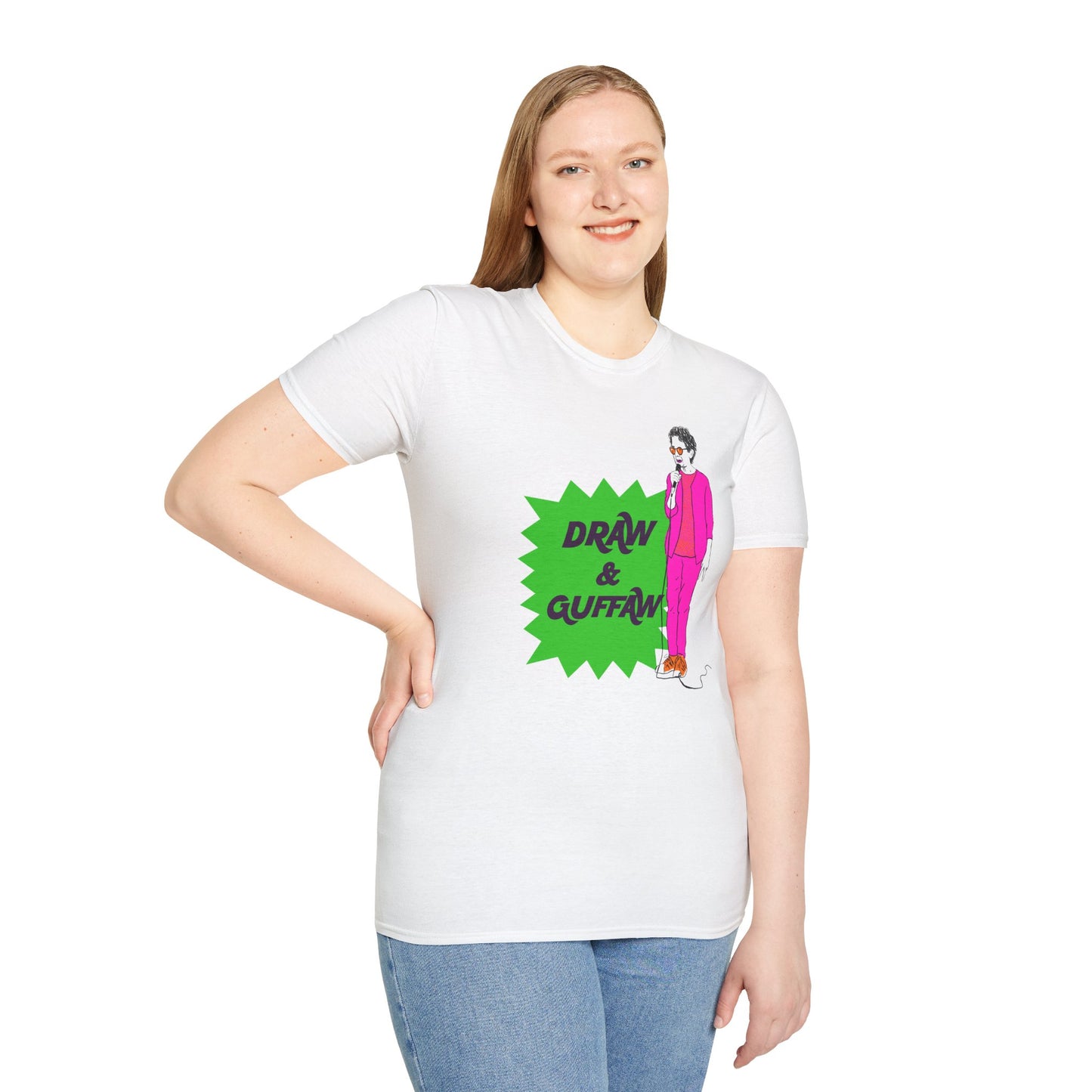 Draw and Guffaw Unisex Softstyle T-Shirt