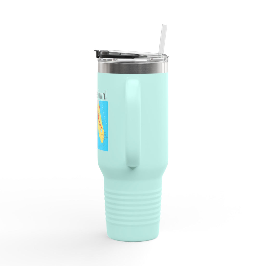 MoonPieTown Insulated Travel Mug - 40oz, Perfect for Coffee Lovers & Adventurers!