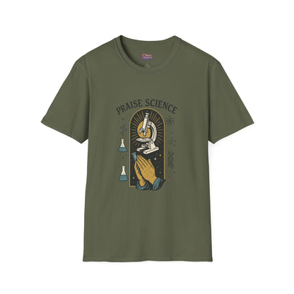 Praise Science Unisex Softstyle T-Shirt - Science Enthusiast Tee
