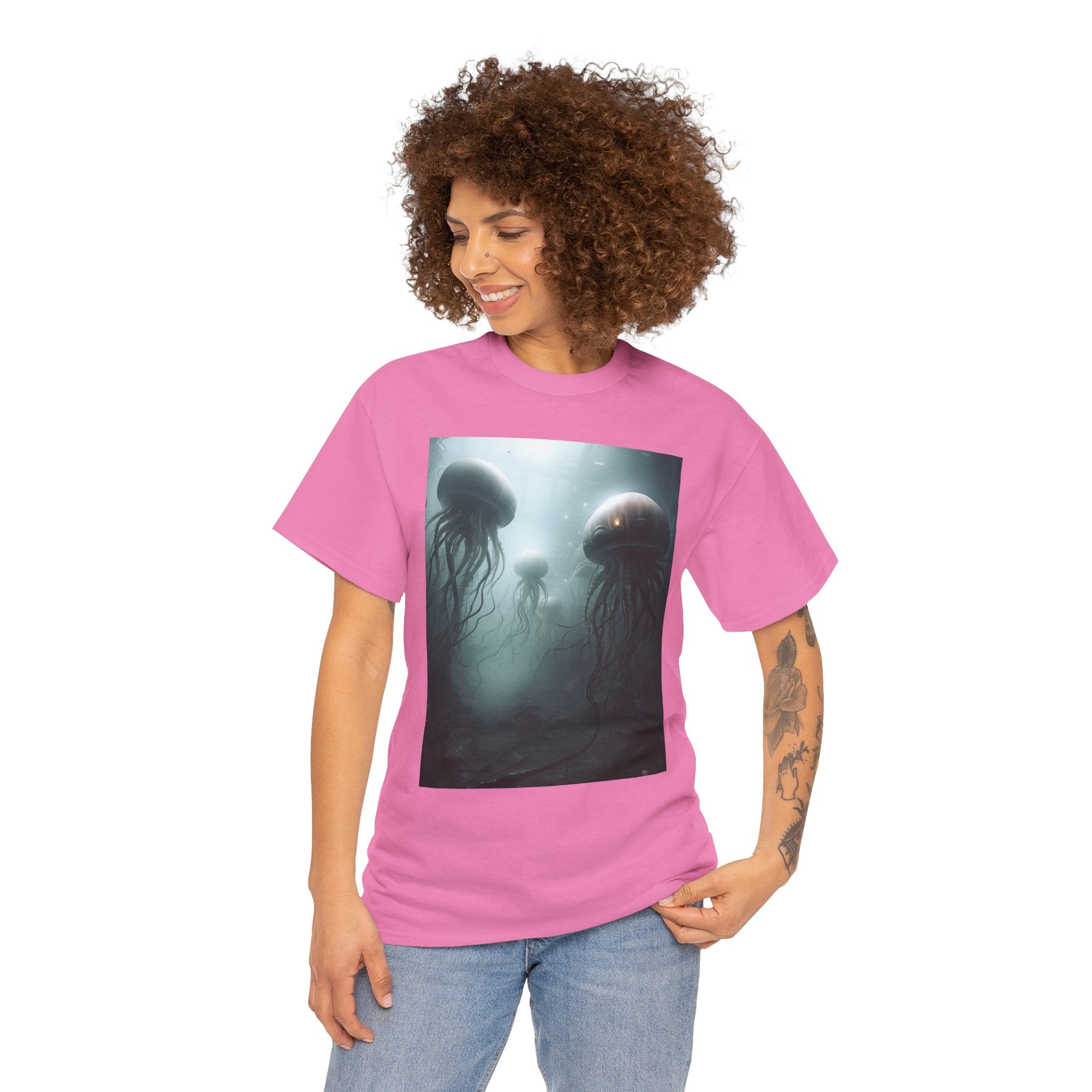 Alien Jellyfish Unisex Heavy Cotton Tee