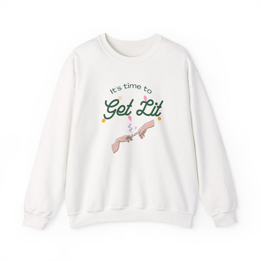 Get Lit Unisex Heavy Blend Crewneck Sweatshirt