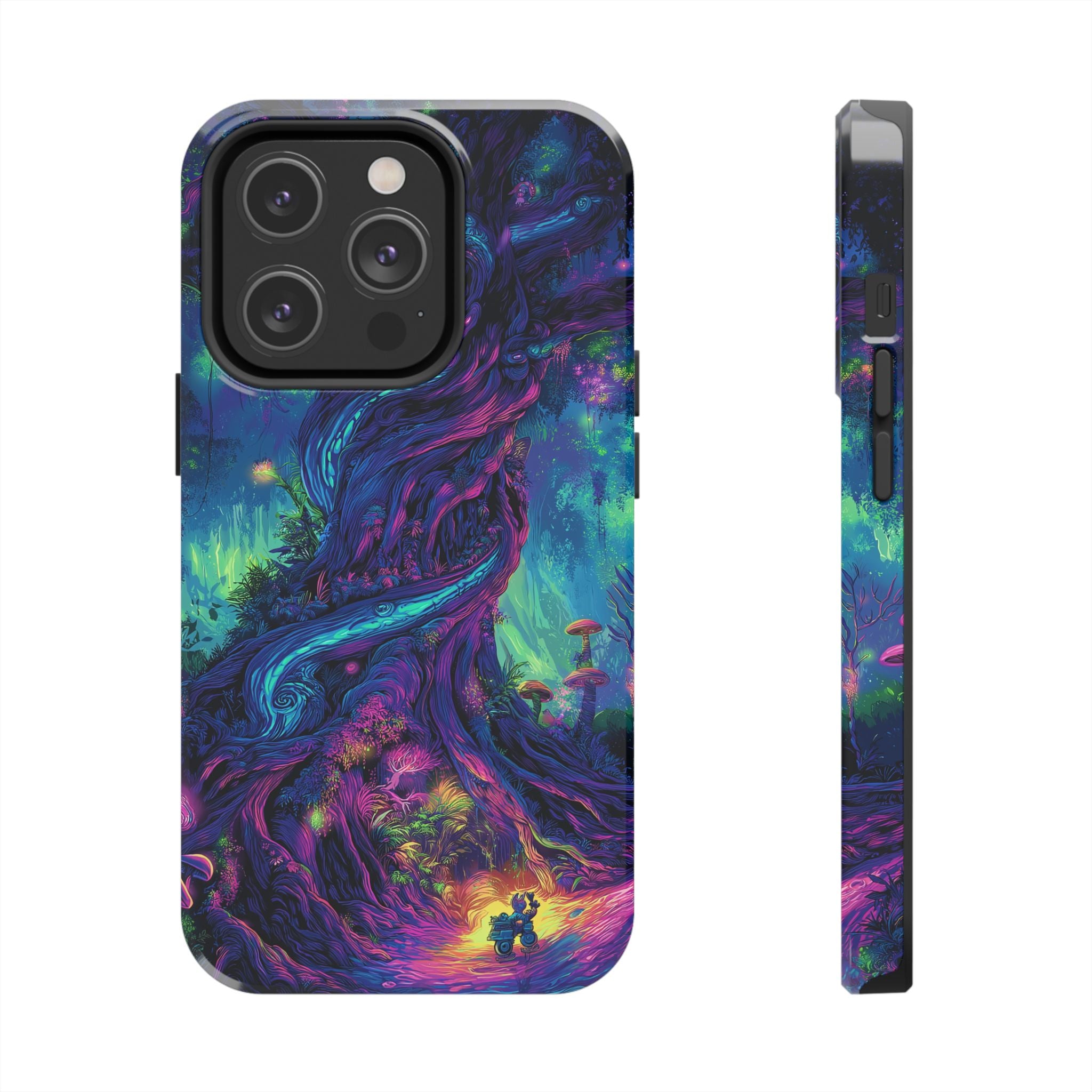 Psychedelic Tree Tough Phone Cases