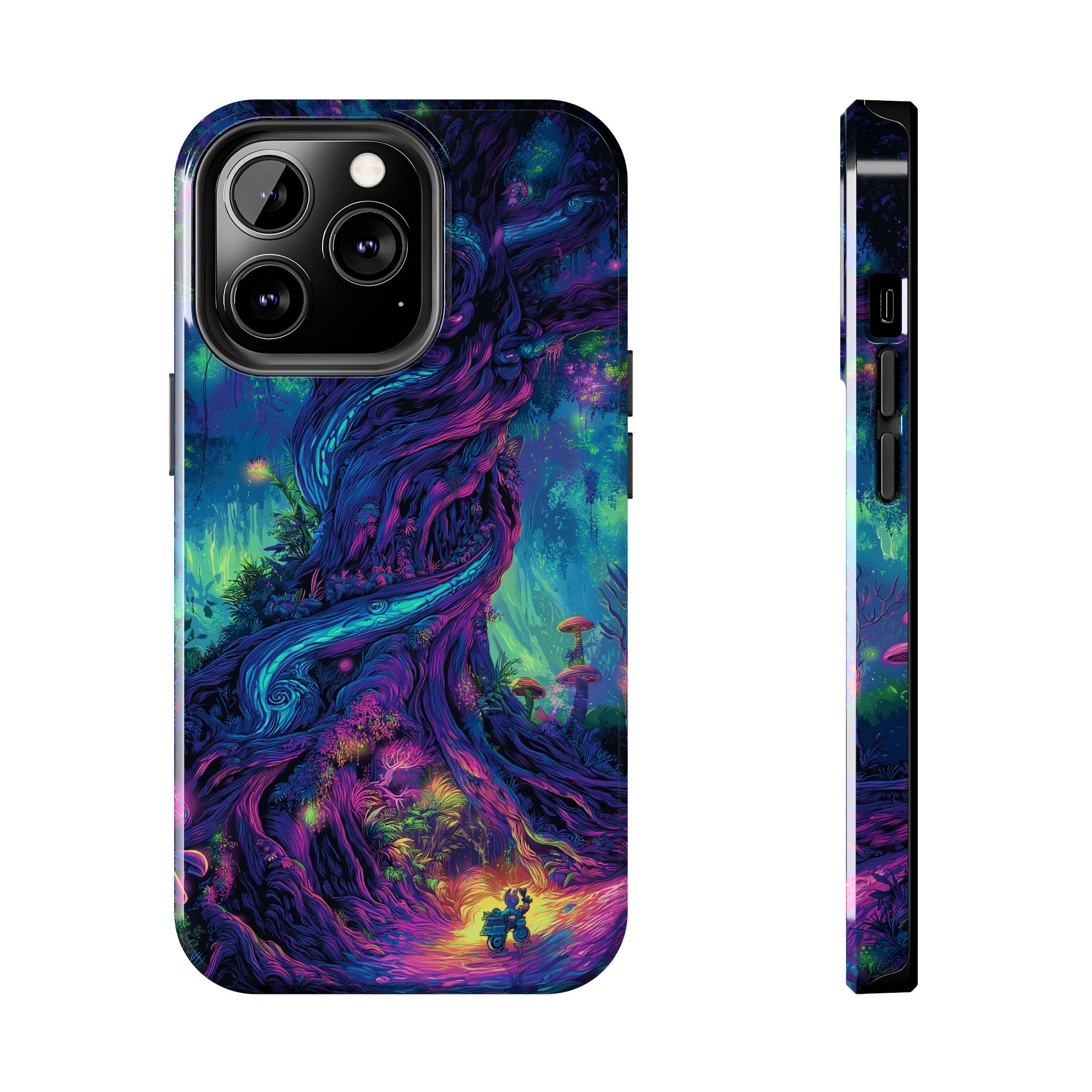 Psychedelic Tree Tough Phone Cases