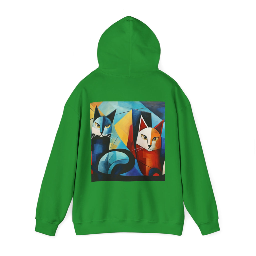 MeowMeow Back Unisex Heavy Blend Hooded Sweatshirt