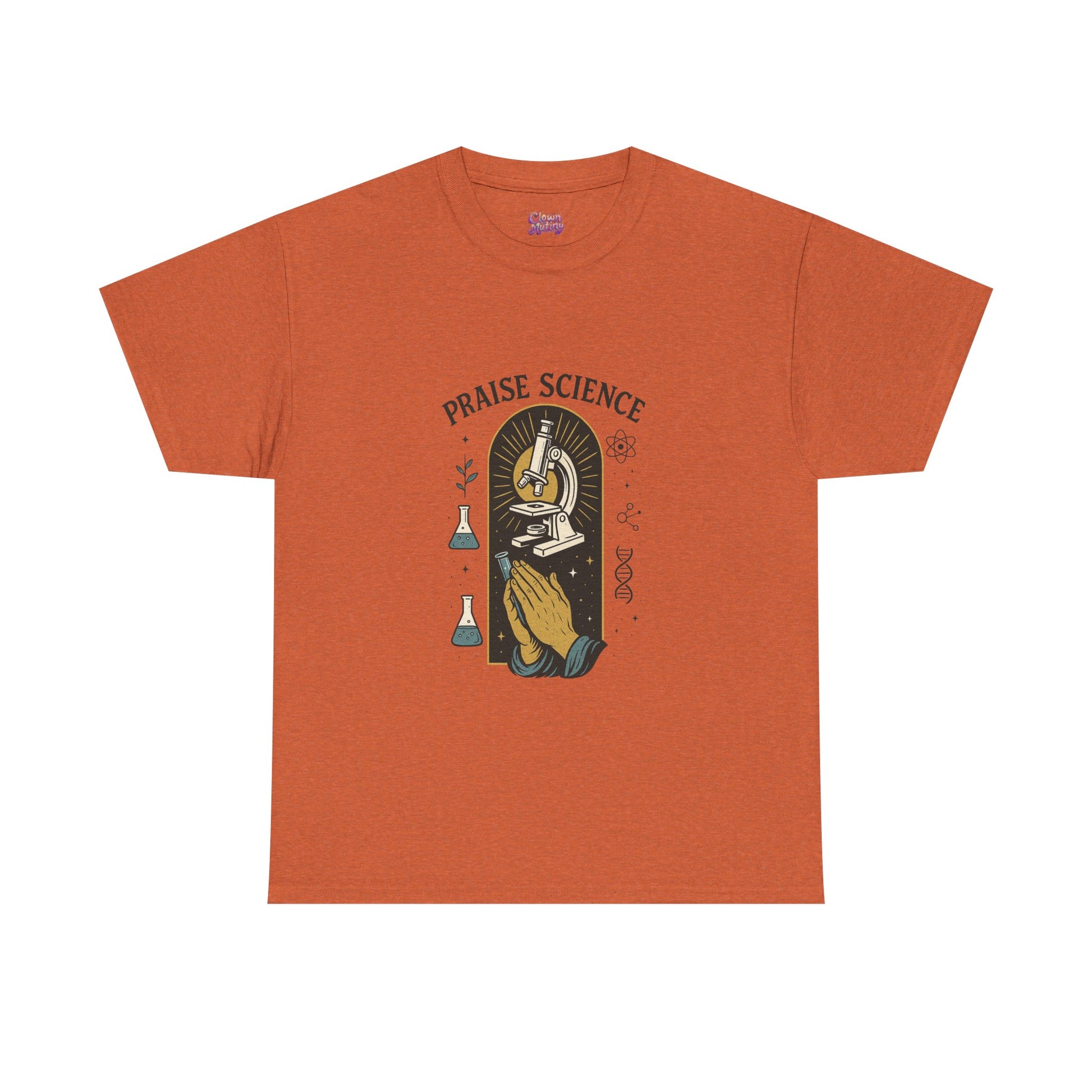 Praise Science Unisex Heavy Cotton Tee - Science Lover's T-Shirt for Educators and Students