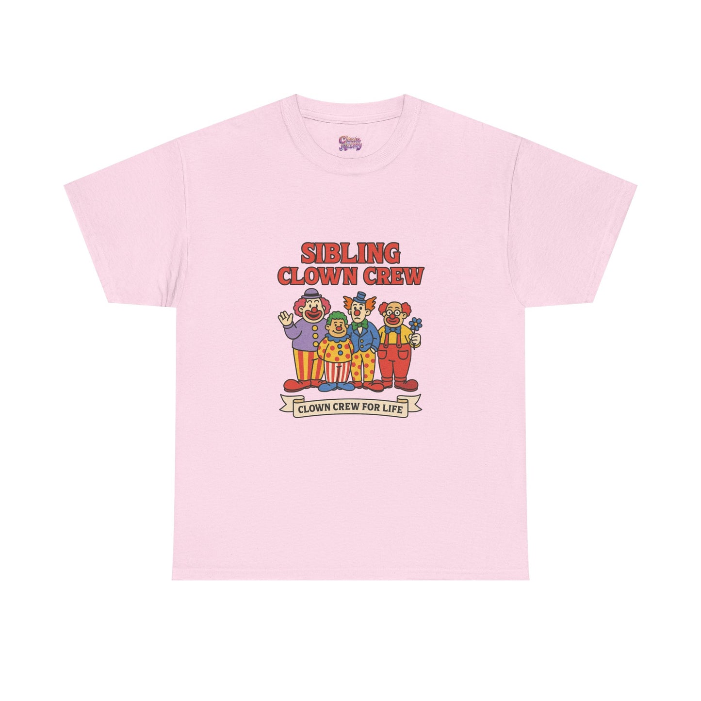 Clown Siblings Unisex Heavy Cotton Tee