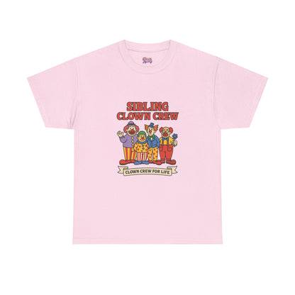 Clown Siblings Unisex Heavy Cotton Tee