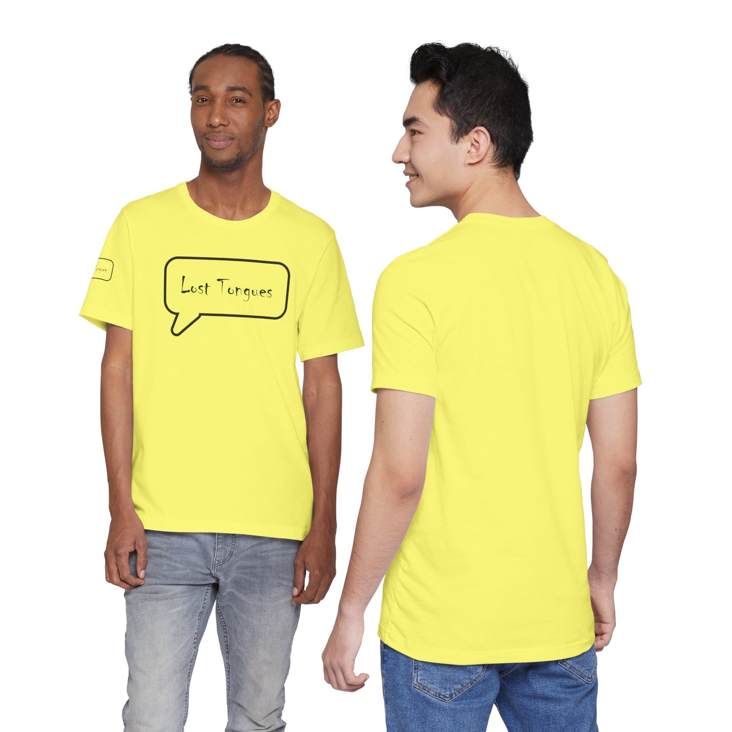Lost Tongues Unisex Jersey Short Sleeve Tee