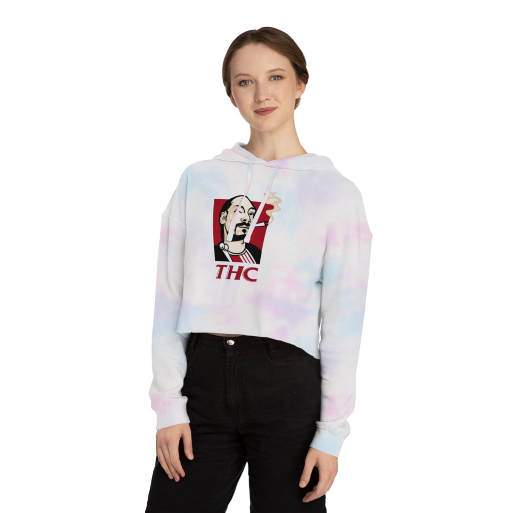 Bucket Love Cropped Hooded Sweatshirt - Chill Vibes