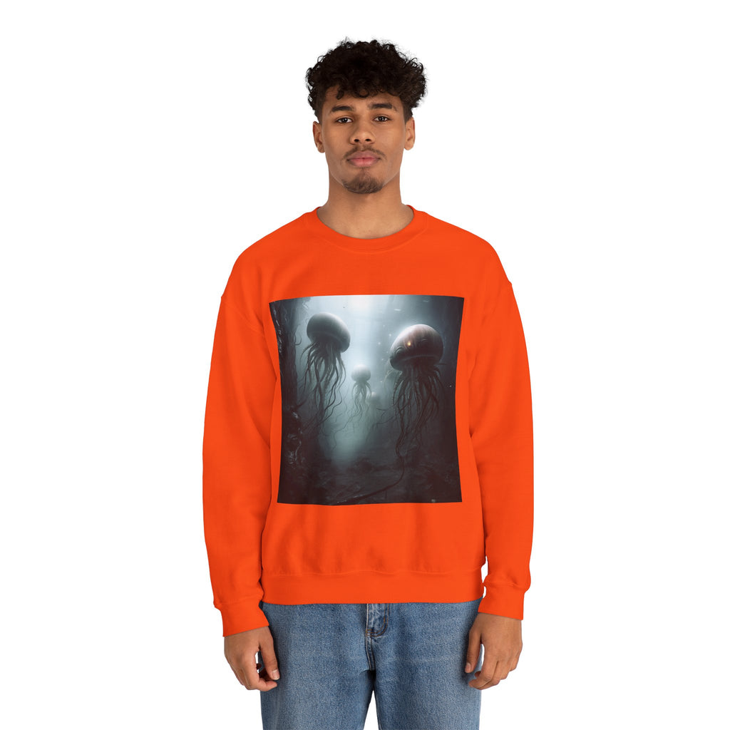 Alien Jellyfish Unisex Heavy Blend Crewneck Sweatshirt