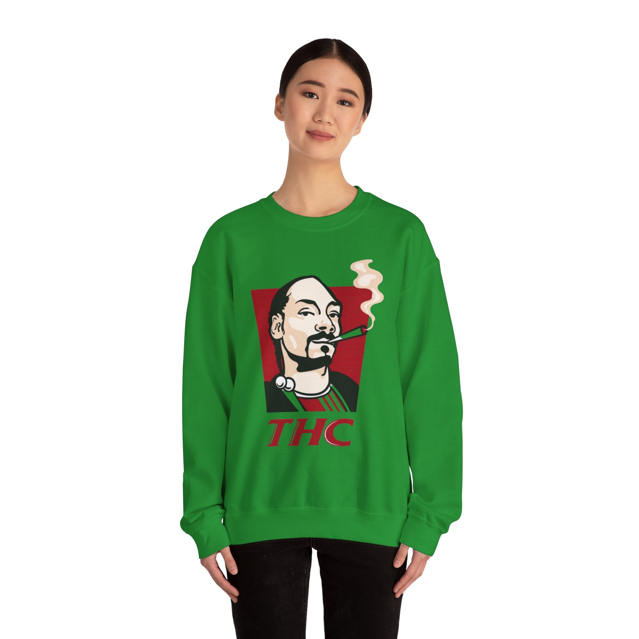 Bucket Love Graphic Crewneck Sweatshirt - Cozy Vintage Style for Chill Vibes