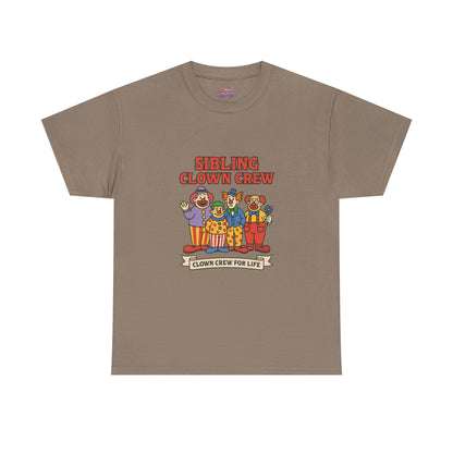 Clown Siblings Unisex Heavy Cotton Tee