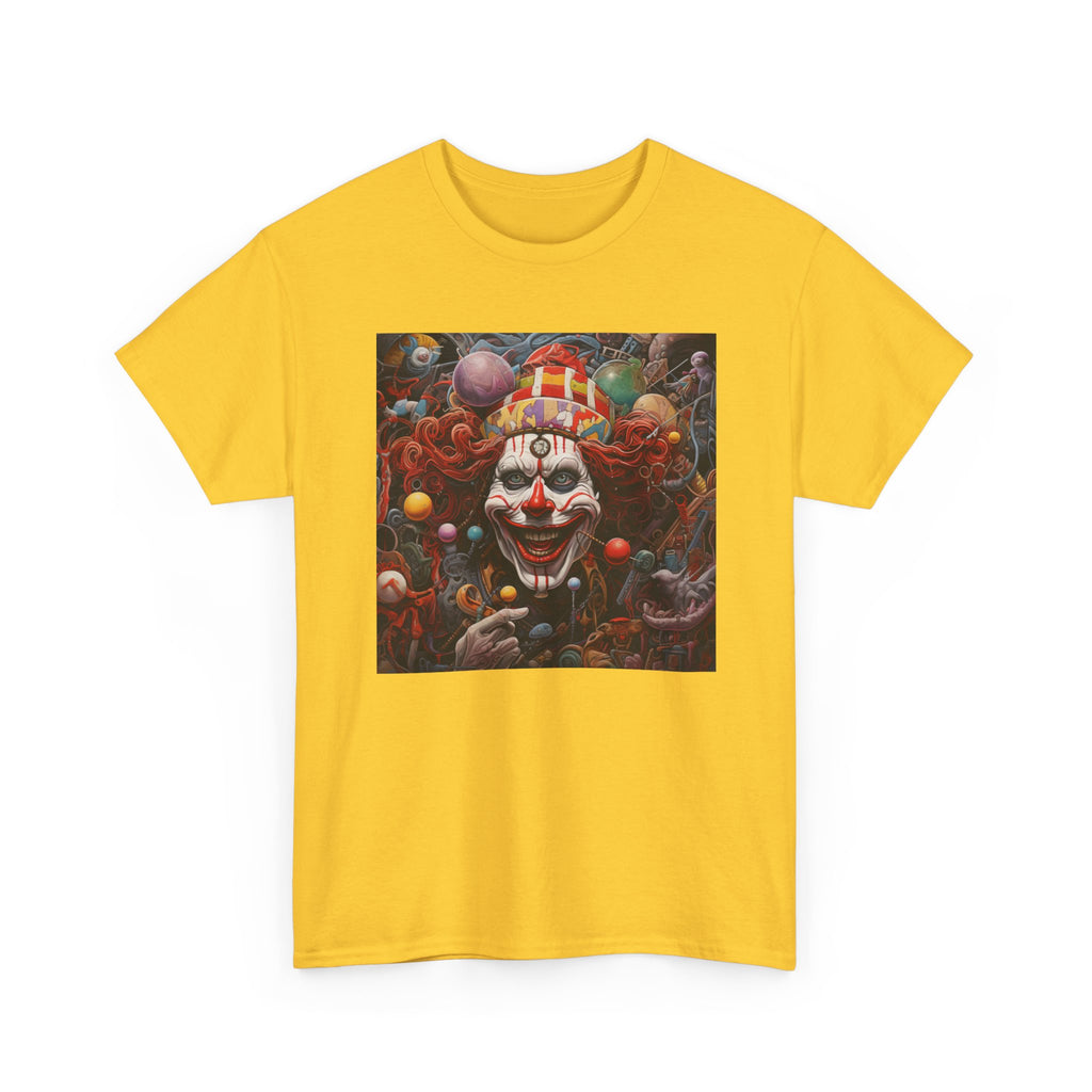Clown Mutiny Face Unisex Heavy Cotton Tee