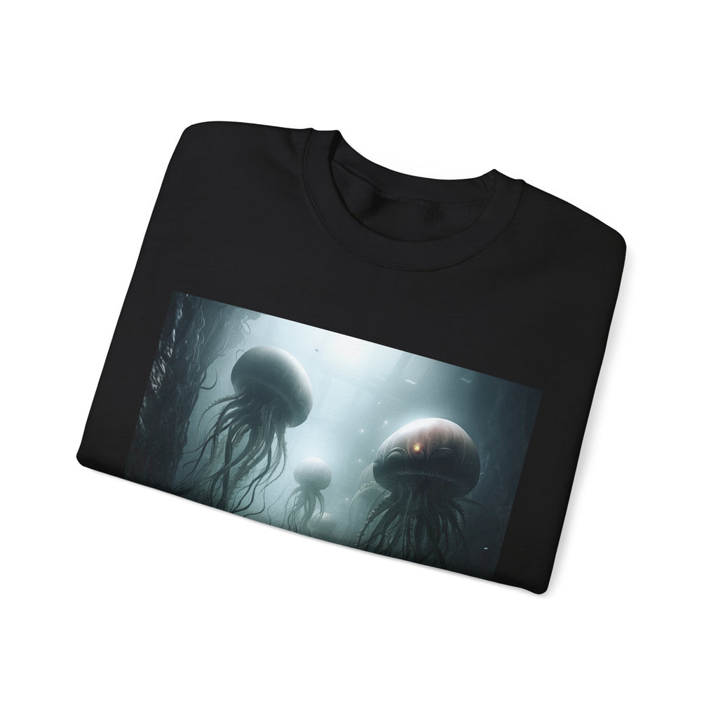 Alien Jellyfish Unisex Heavy Blend Crewneck Sweatshirt