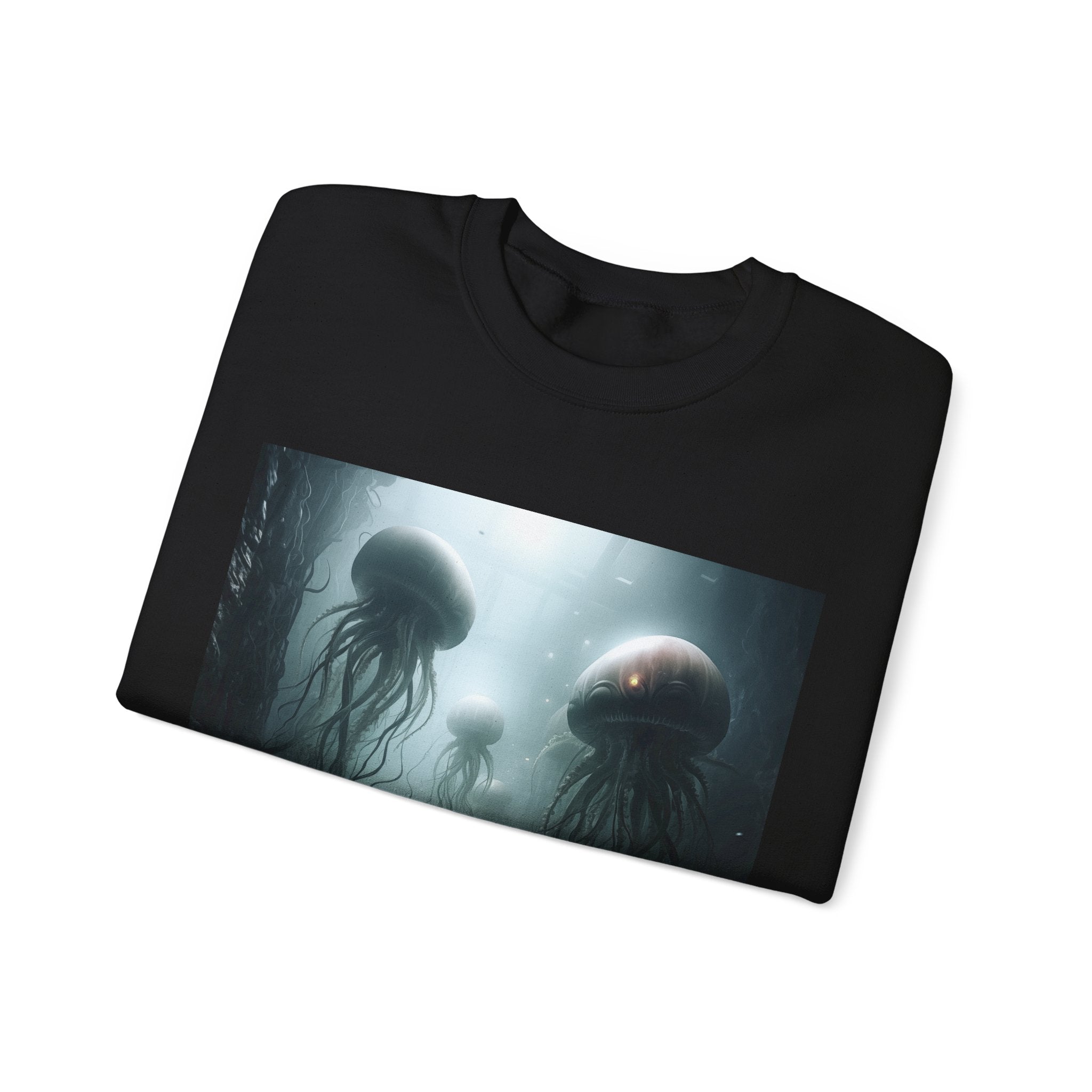 Alien Jellyfish Unisex Heavy Blend Crewneck Sweatshirt