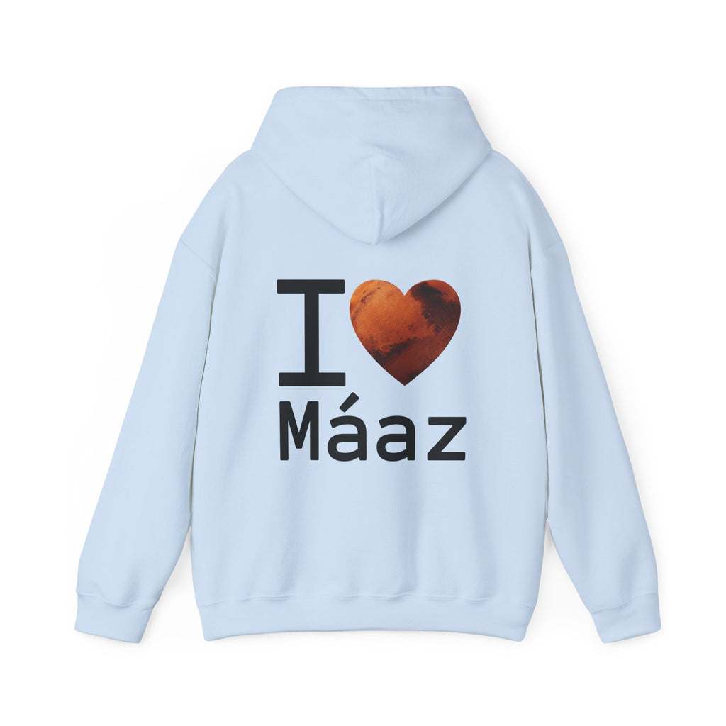 I Love Mars Unisex Heavy Blend Hooded Sweatshirt