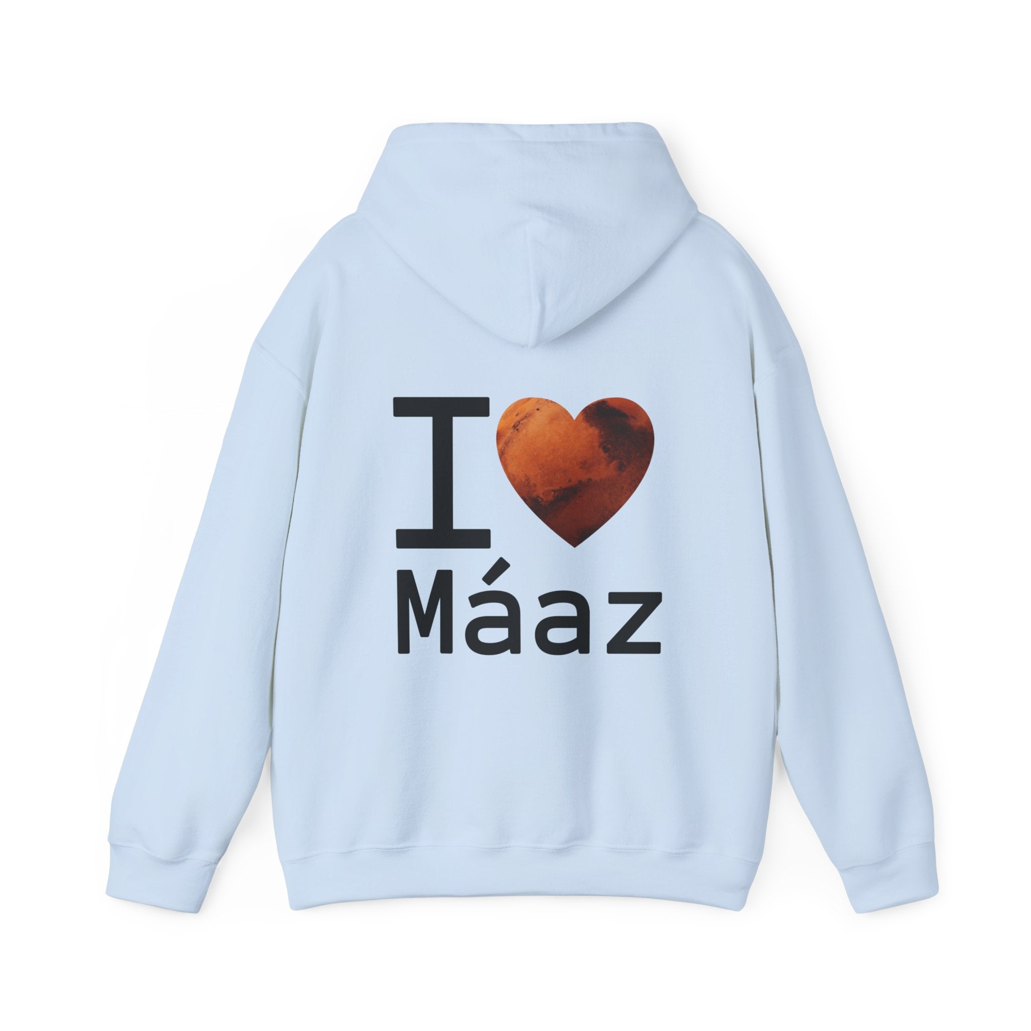 I Love Mars Unisex Heavy Blend Hooded Sweatshirt