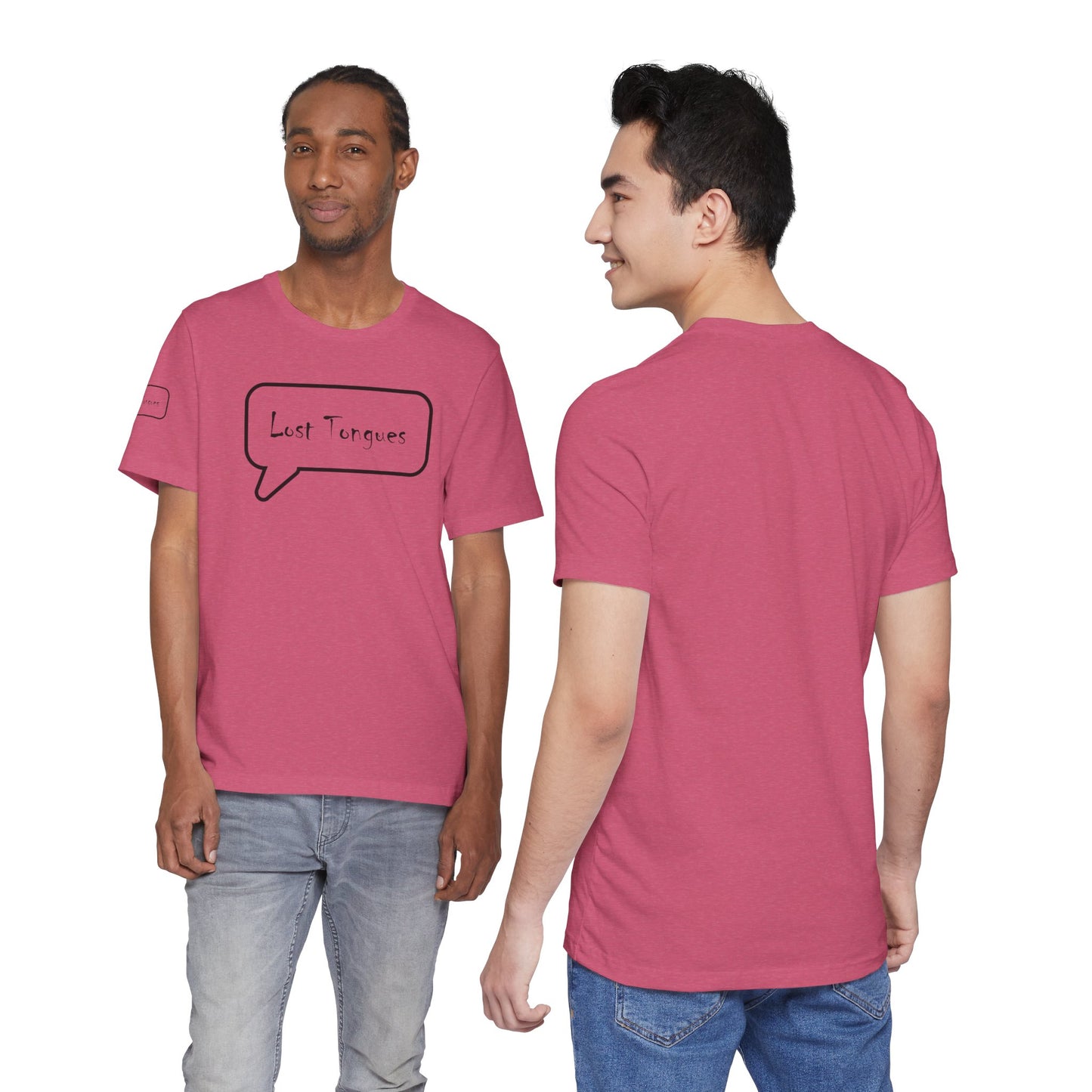 Lost Tongues Unisex Jersey Short Sleeve Tee