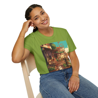 Studio Ghibli Style Cat Unisex Softstyle T-Shirt