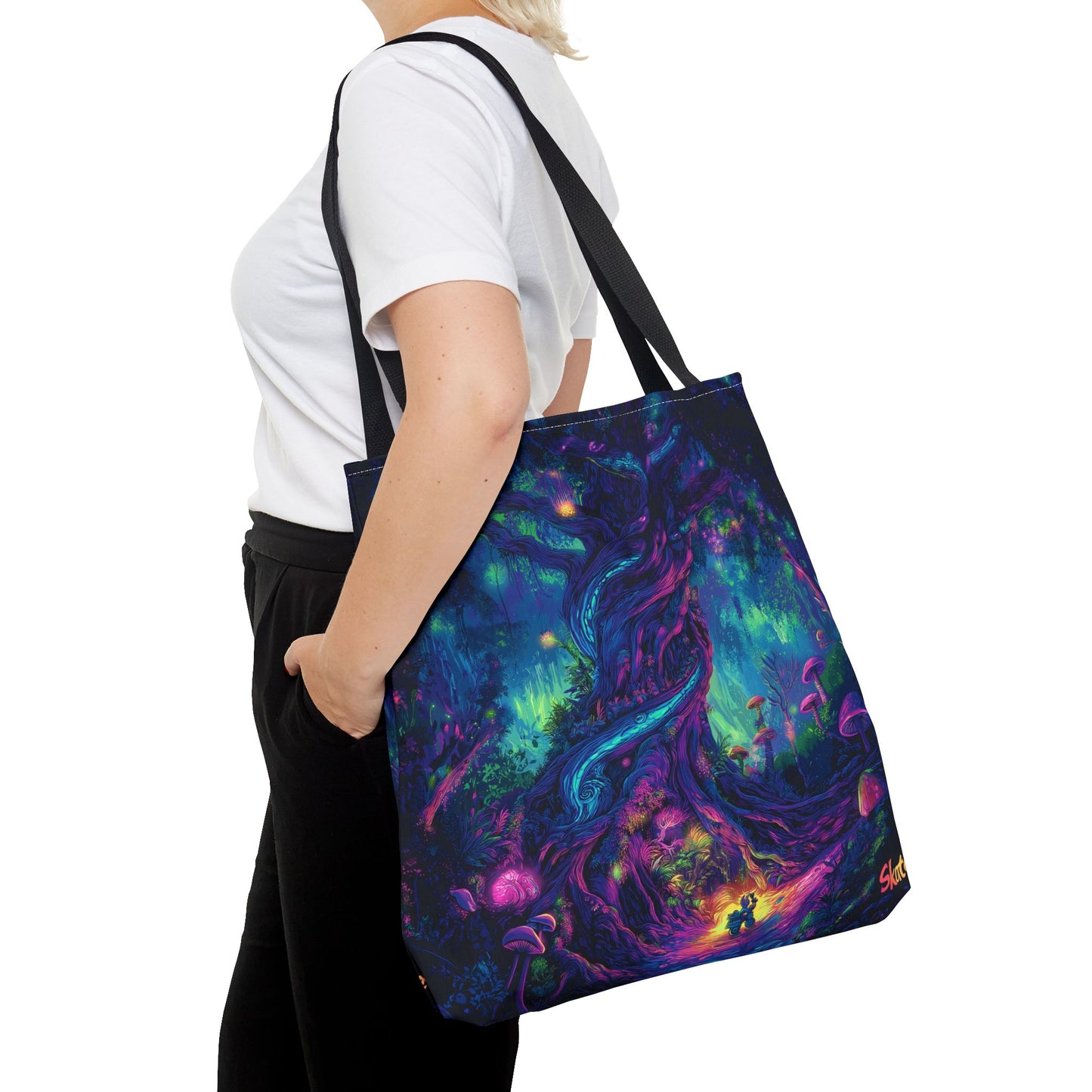 Psychedelic Tree Tote Bag (AOP)