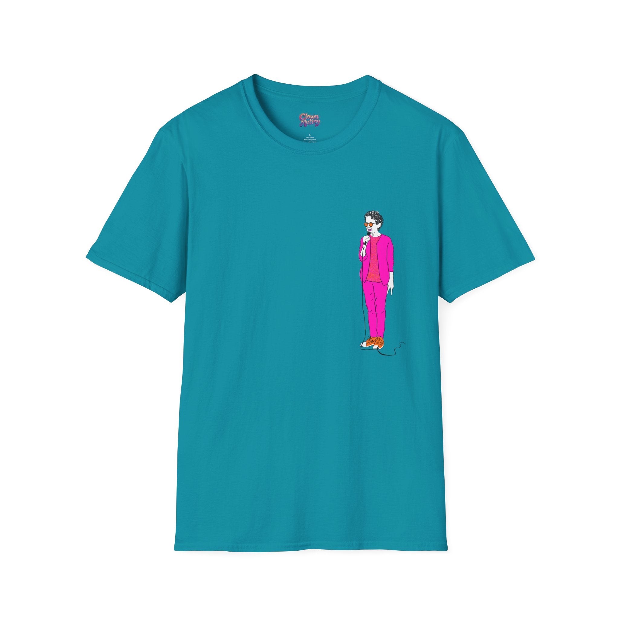 Draw and Guffaw Loren K Little Old Lady Unisex Softstyle T-Shirt