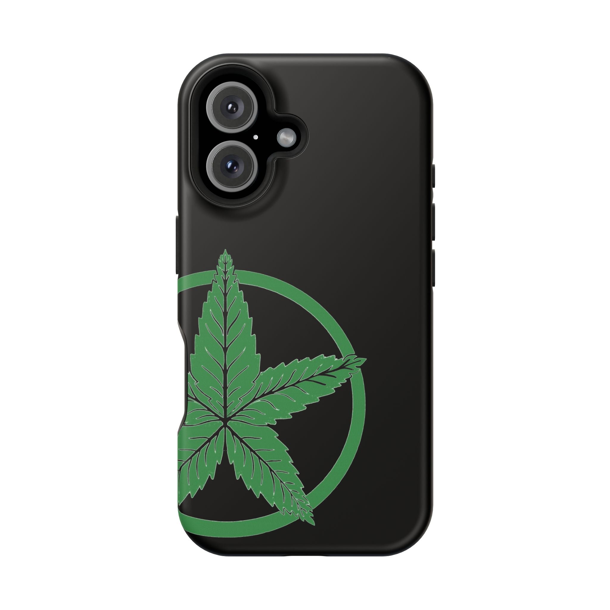Green Army Half Star Leaf MagSafe Tough Cases