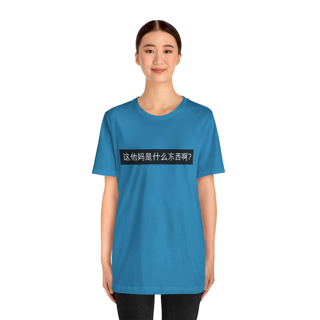 What? What? Unisex Jersey Short Sleeve Tee