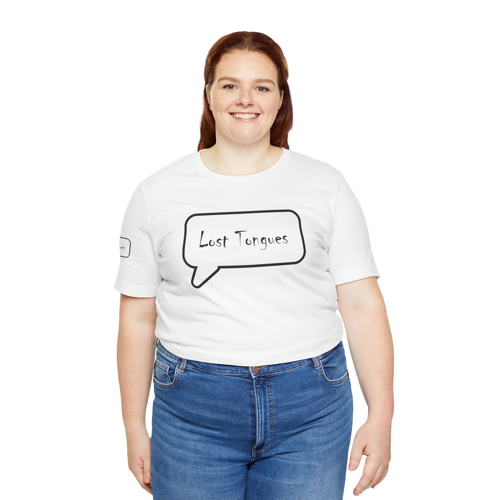 Lost Tongues Unisex Jersey Short Sleeve Tee