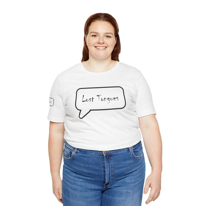 Lost Tongues Unisex Jersey Short Sleeve Tee